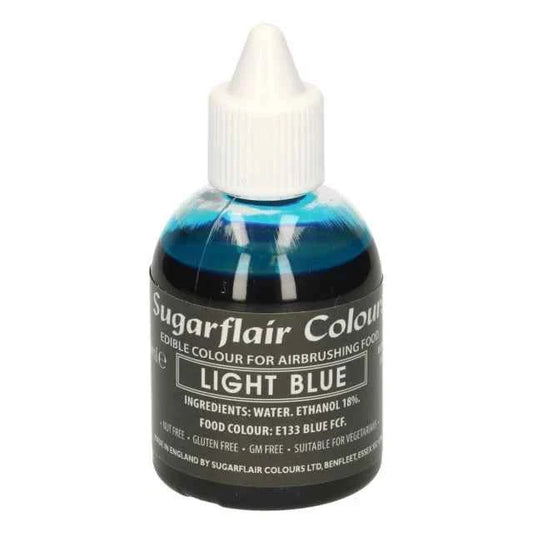 Blu Chiaro 60 ml. Colorante liquido anche per Aerografo. Sugarflair