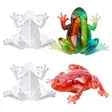 Resiners® Stampo in silicone a forma di rana per resina