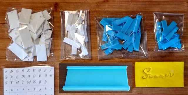 Swirly Font. Set Alfabeto Lettere e Numeri