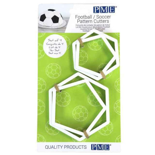 Pallone Calcio. Set di 2 Semisfere con stampo di Esagono e Pentagono.