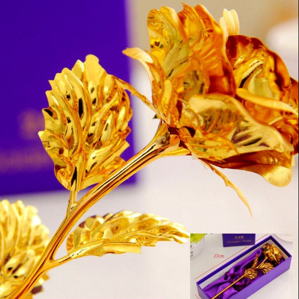 24 Karat Rose Gold in an elegant gift box