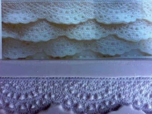 Uncinetto e Pizzo. Stampo in silicone in alta definizione