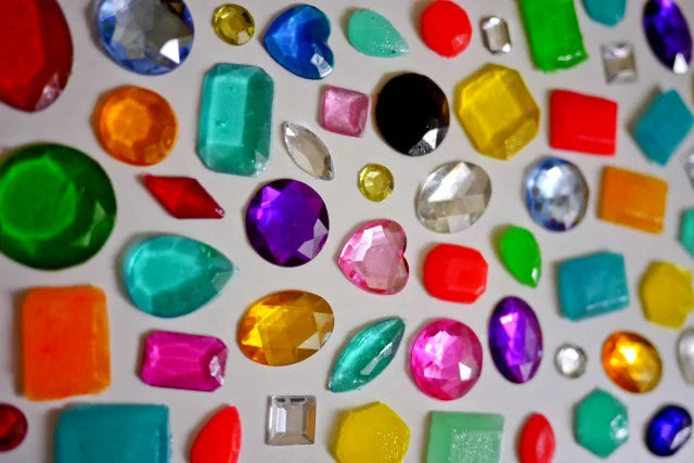 Mini Diamanti e Gemme. Stampo in Silicone