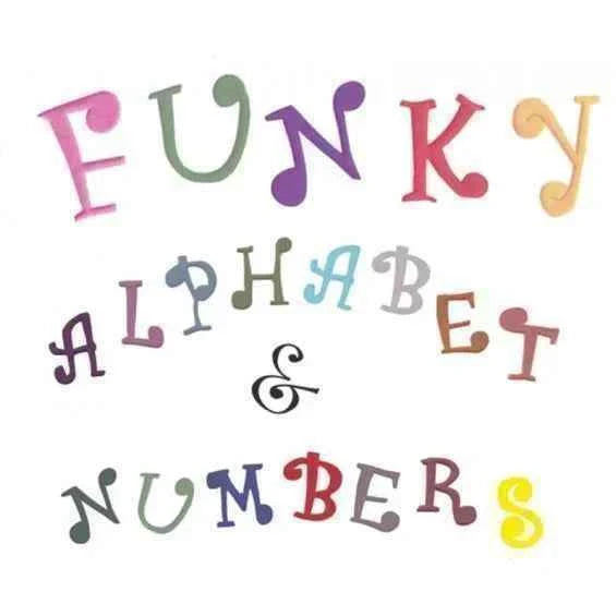 Funky Maiuscole Lettere e Numeri. Set stampo Alfabeto di 35 caratteri