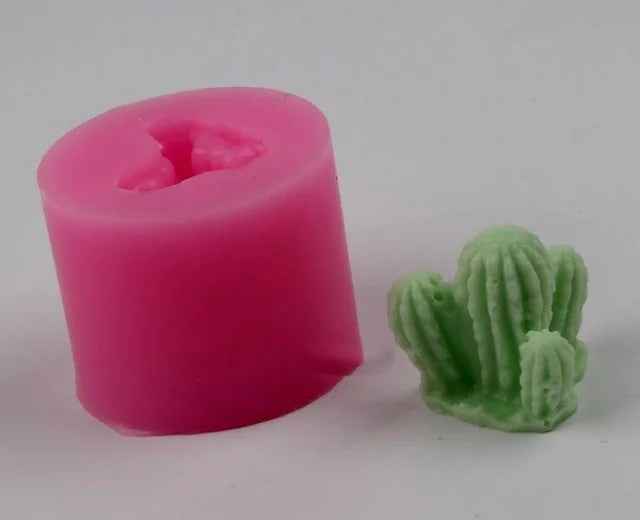 Cactus. Stampo in silicone di 3 cm