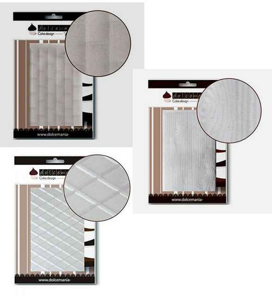 Texture effetto Trapunta Cestino e Venature Legno.