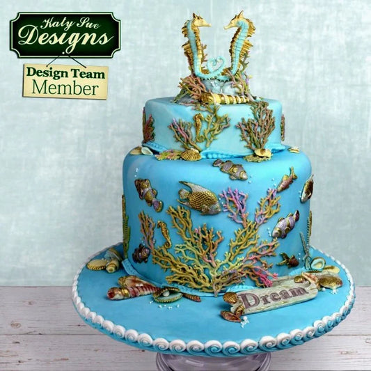 Conchiglie di Mare. Grande Stampo in Silicone di alta definizione. Originale Katy Sue.