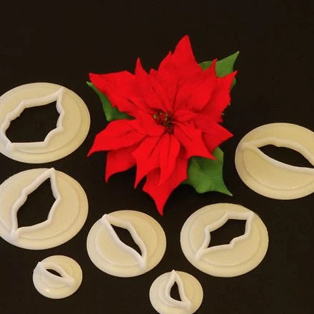 Stella di Natale. 7 Stampi in plastica. FMM