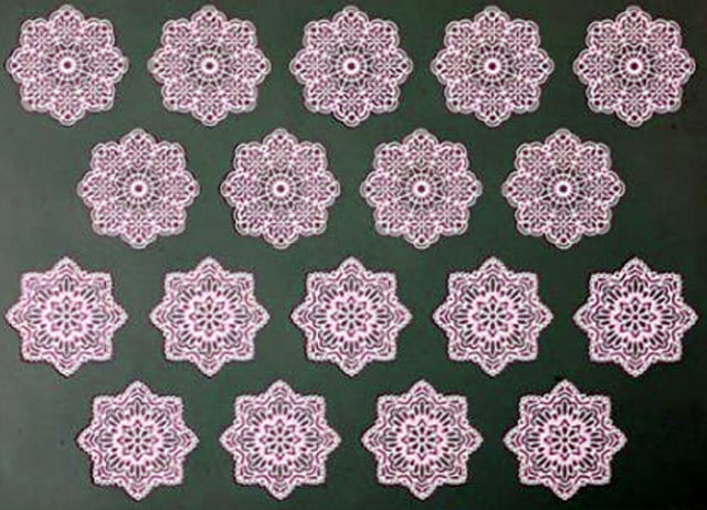 Lace and Lace. Large Silicone Mat. Model CP6.