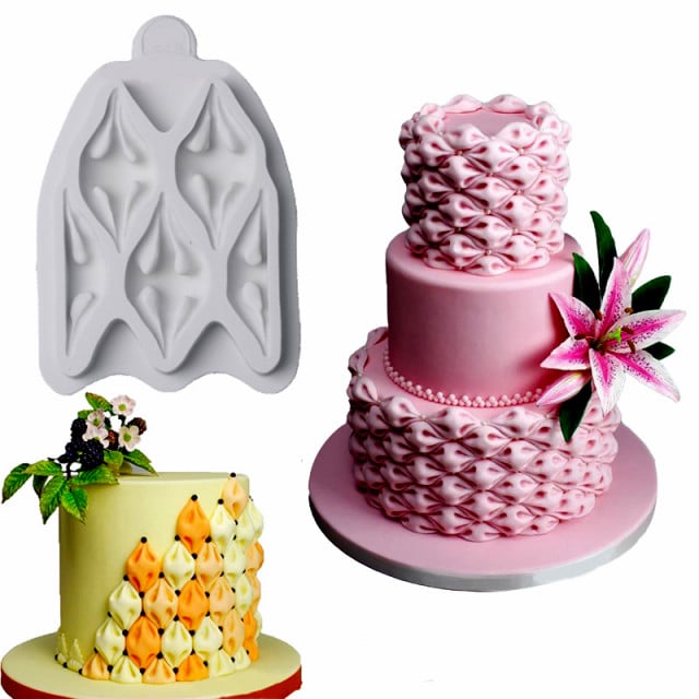 Easy Fabric Puff. Elegante Bordo in silicone