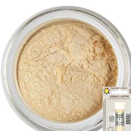 Avorio Perlato Perlescente. Colorante concentrato in polvere. Sugarflair