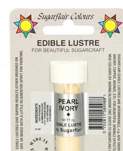 Avorio Perlato Perlescente. Colorante concentrato in polvere. Sugarflair