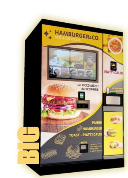 HAMBURGER E PANINI.DISTRIBUTORE AUTOMATICO