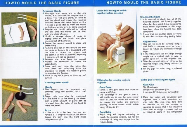 Complete 3D Man, Woman, and Child Figures. Set of 18 Plastic Molds.