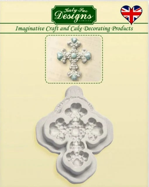 Splendida Croce. Stampo in silicone. Beaded Cross Katy Sue