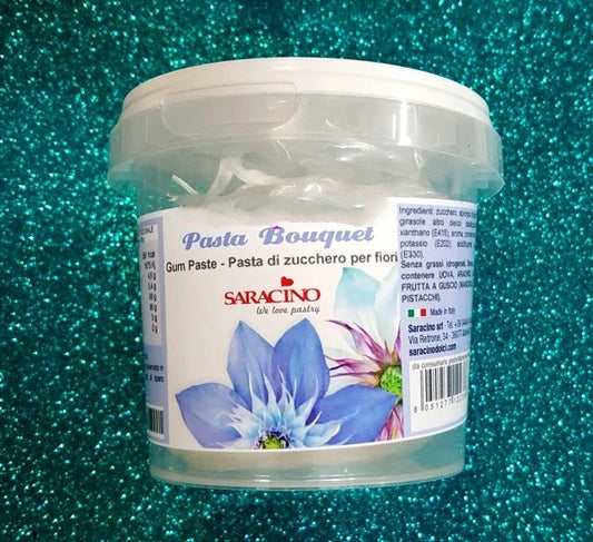Bouquet. Gum Paste per Fiori Bianca. Saracino