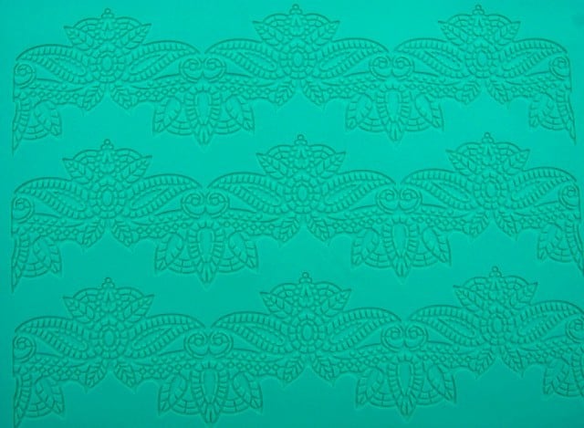 Pizzi e Merletti. Grande Tappetino in silicone. Modello CP3.