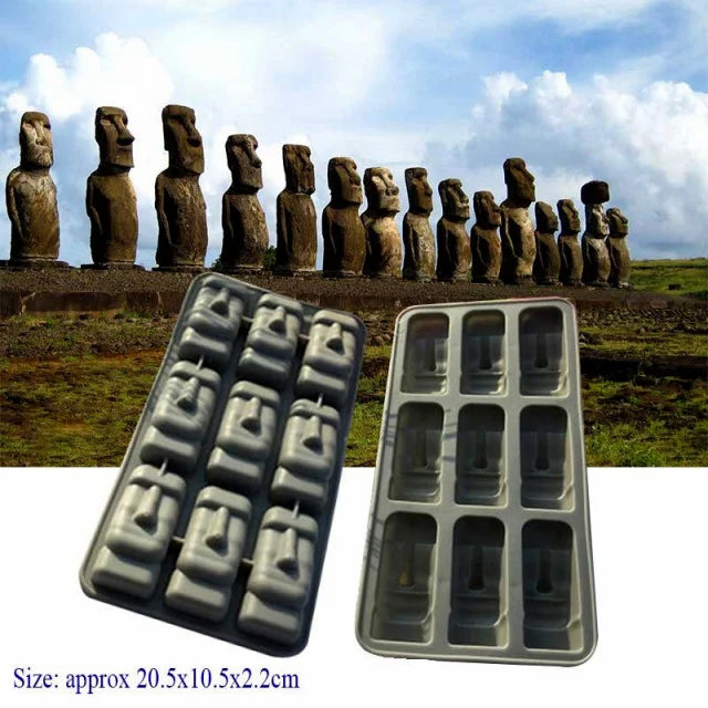 Moai. Isola di Pasqua. Fantastico stampo in silicone. Moai Stone Statues Mold