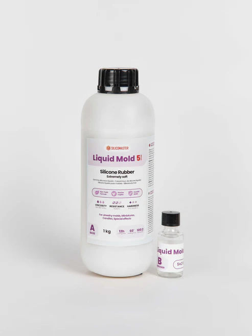 Liquid Mold 5 – Silicone per Stampi Ultramorbidi e Dettagli Fini