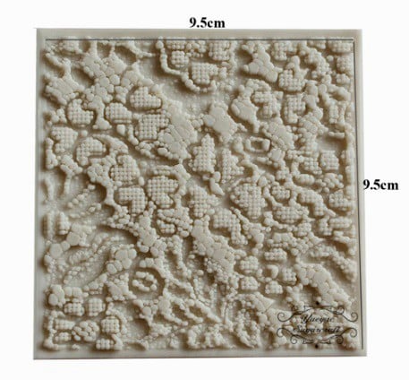 Lace. Fantastic high-definition silicone mold. Wedding dress.