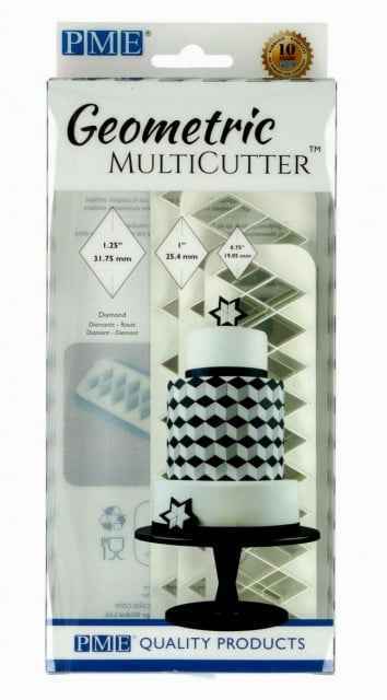 Trapunta. Multi Tagliapasta Geometrico Diamante Medio. PME