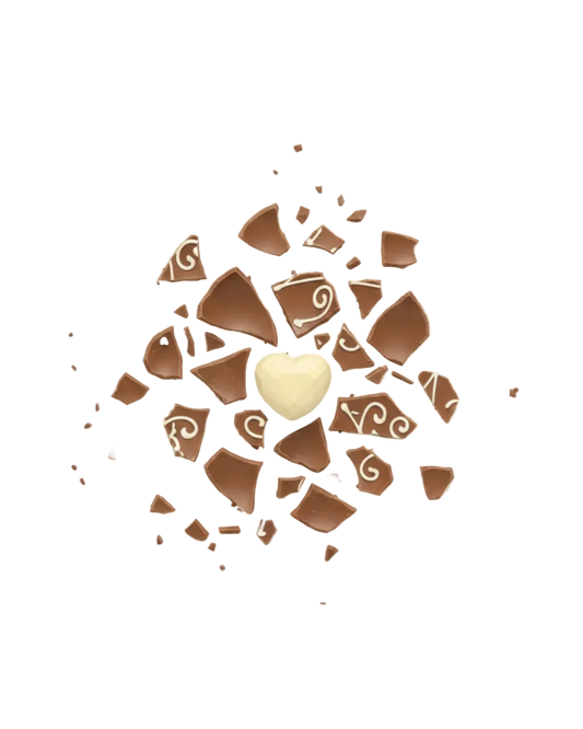 UOVO BUONA PASQUA AMORE MIO CUORE BIANCO