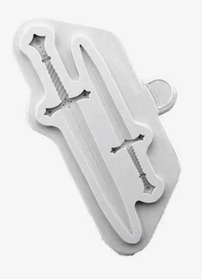 Grande Spada decorata in 2 misure. Stampo in silicone