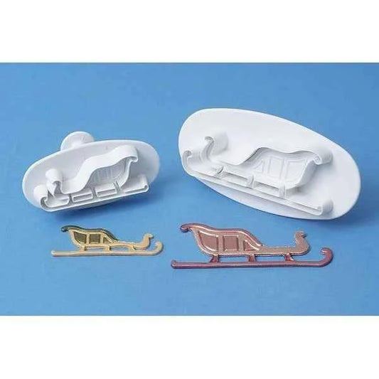 Slitta di Babbo Natale. Set 2 Stampi