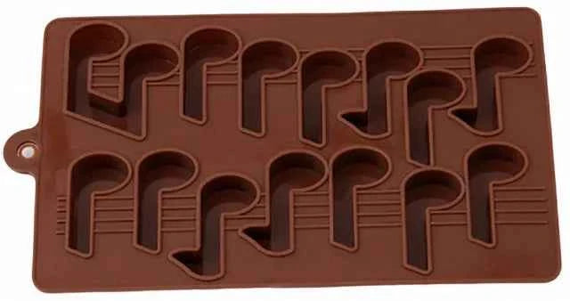 Note Musicali. Stampo in silicone