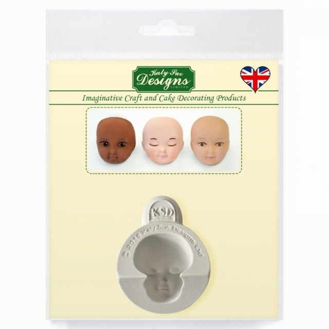 Viso Generico. Head set A. Stampo in silicone. Katy Sue.