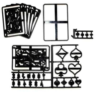 Poker. Carte da gioco.Stampo Tagliapasta Patchwork Cutter Card