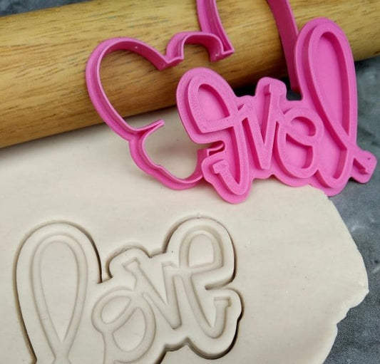 Love. Stampo tagliapasta con Cutter in plastica