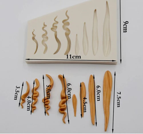 Barbie. Viso e Capelli. Set di 2 stampi in silicone