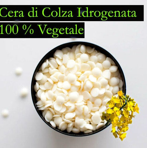 Effetto Porcellana. Cera di Colza Plus per candele in Stampi difficili