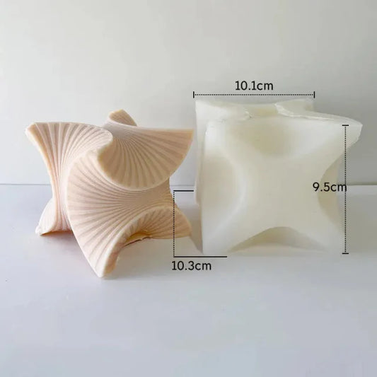 Cubo Geometrico a Spirale Large o Small. Stampo in silicone anche per Candele