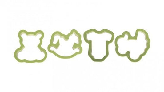 Carrozzina Vestitino Cavallo e Orsetto. Battesimo.Stampo tagliapasta