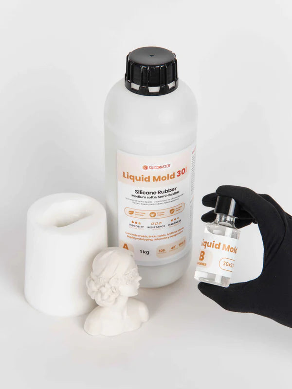 Liquid Mold 30 – Silicone per Stampi Resilienti e Materiali Pesanti