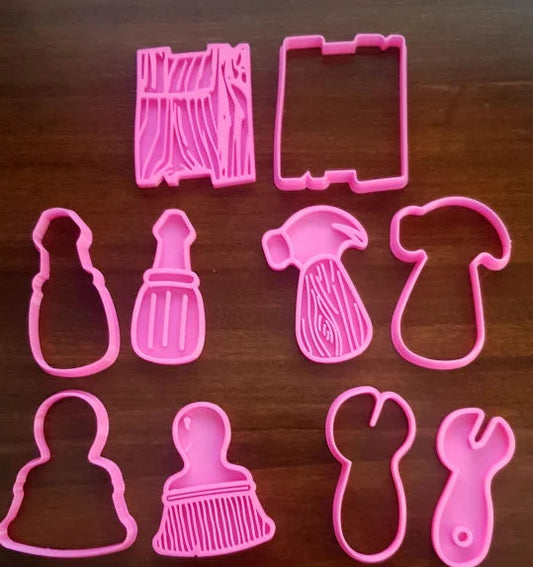 10 or 15 cm column with thin lines. Silicone mold also for candles.