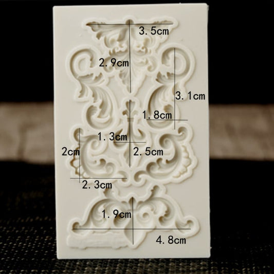 Barocco.7 Fantastiche decorazioni Vintage. Stampo in silicone
