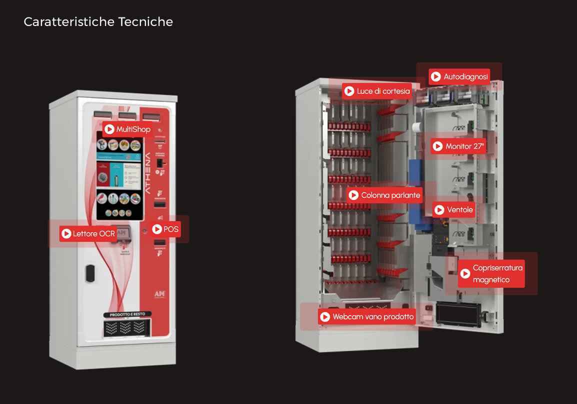 ATHENA MEDIUM WIDE. DISTRIBUTORE AUTOMATICO TABACCHI E ANNESSI