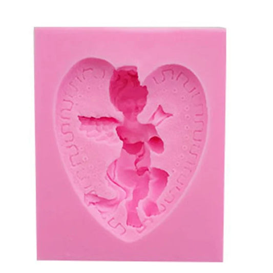 Angelo con le ali. Stampo in Silicone