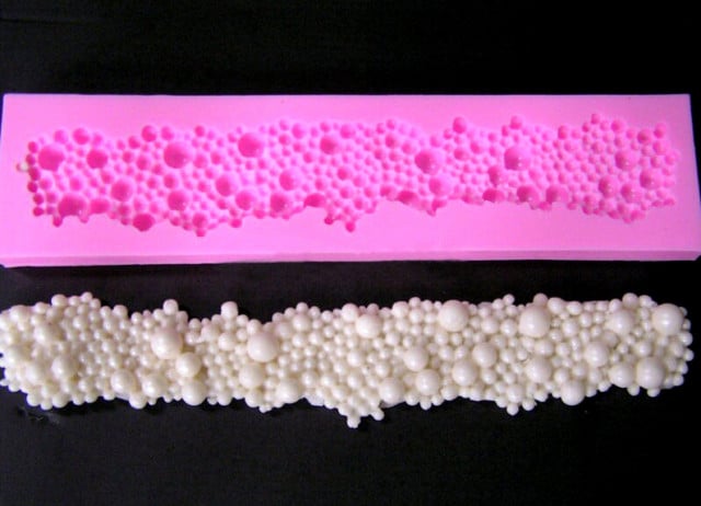 Pearl Edge Necklace. Silicone Mold