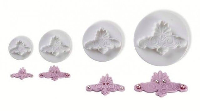 Grande Decoro Rococo Barocco. Set di 4 stampi