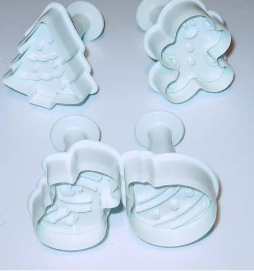 Stella di Natale. 3 Stampi in plastica