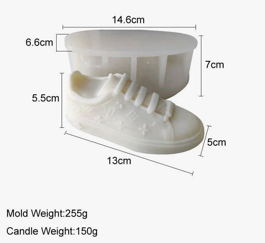 Scarpa Sneaker Griffe. Stampo in silicone anche per Candele