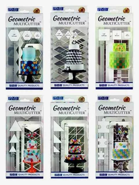 Trapunta Grande. Set di 3 Multi Tagliapasta Geometrici Diamante. PME