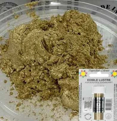 Oro Royal Perlescente. Colorante concentrato in polvere. Sugarflair
