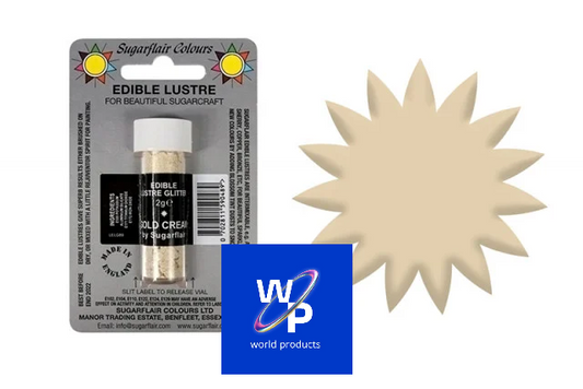 Crema Dorata Perlescente. Colorante concentrato in polvere. Sugarflair