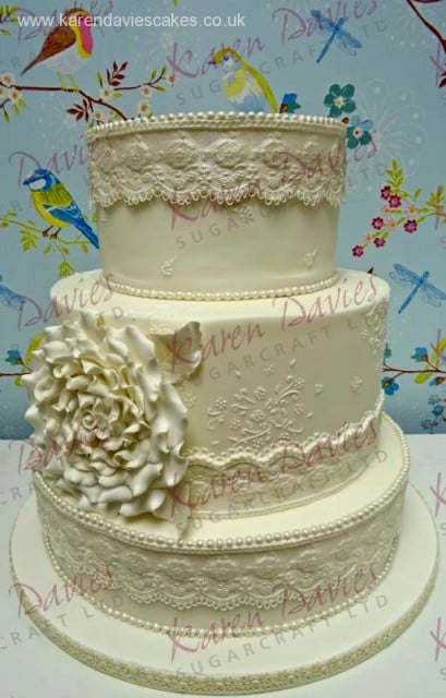 Emily Lace bordo Pizzo in silicone Originale Karen Davies