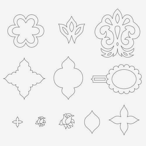 Mix & Match Side Design Set. Stampo Patchwork Cutter